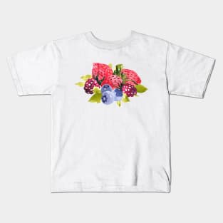 Sweet colorful berries Kids T-Shirt